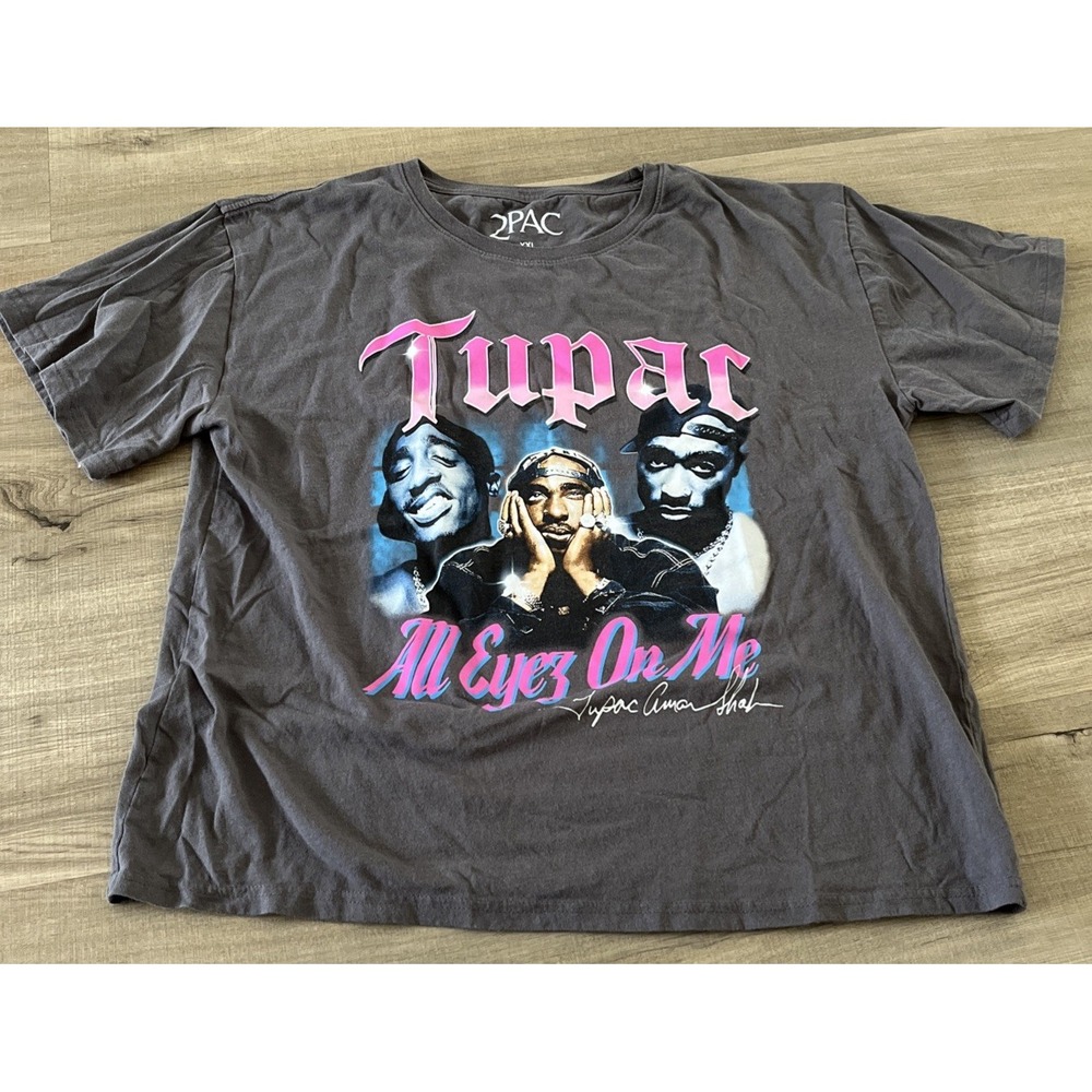 2Pac All Eyez On Me Graphic Tee XXL Licensed Tupac Hip Hop Rap Shirt Unisex
